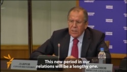 Lavrov: Russia-U.S. Ties At 'Rock Bottom'
