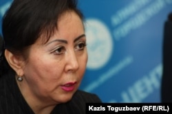 Шолпан Курманбекова, судья кассационной коллегии Алматинского городского суда. Алматы, 28 февраля 2013 года.