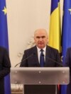 De la stânga la dreapta - Dominic Fritz, președinte USR, Ilie Bolojan, președinte PNL, Sorin Grindeanu, președinte interimar PSD.