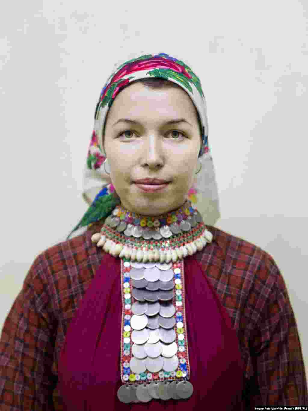 Natalya Solovyova, 24, accountant. "I come from a Mari family. We have always spoken Mari at home, so I can speak it fluently, but I make mistakes in my writing. My parents were Russian Orthodox, but my grandparents used to go to the sacred groves. Holidays, especially family holidays, are the moments when I most clearly feel that I am Mari. There's singing and dancing, and it’s not just a performance but real Mari tradition."