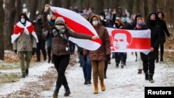 Минскдаги намойишчилар, 2020 йил 13 декабри
