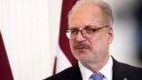 "The political will has become stronger to defend ourselves and also to hold Russia accountable," says Latvian President Egils Levits. (file photo)