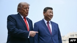 Дональд Трамп и Си Цзиньпин во время государственного визита президента США в Пекин. 14 мая 2026 года