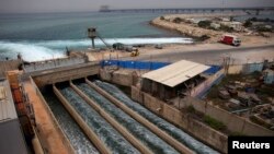 تاسیسات تصفیه آب در شهر ساحلی خدرا