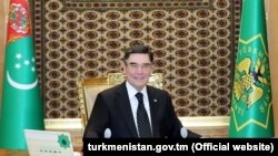 Türkmenistanyň prezidenti Gurbanguly Berdimuhamedow. Arhiw suraty