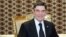 turkmenistan. turkmen president's new image. turkmen president wearing glasses