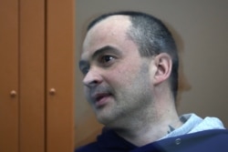 Олег Дмитриев в зале суда. Январь 2019 года