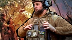 Фотоколлаж: Валид с позывным «Крым», кадры штурмовых действий в районе села Курдюмовка на Бахмутском направлении в 2023 году