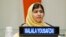 Sixteen-year-old Malala Yousafzai speaks at a special event in New York in late September. (file photo)