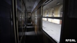 Detalj iz jednog od vozova Železnica Srbije, arhiva