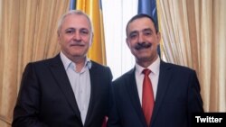 Liviu Dragnea și ambasadorul palestinian Fuad Kokaly s-au întâlnit la Parlament.