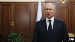 Președintele Rusiei, Vladimir Putin, se adresează națiunii la 26 iunie.