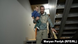 Олександр Жавненко зі своєю донечкою