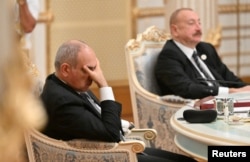 Никол Пашинян и Ильхам Алиев