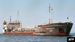 Российский нефтяной танкер Волгонефть-147.
