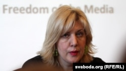 Дуња Мијатовиќ, претставничка на ОБСЕ за слобода на медиумите.