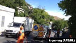 Ремонт спуска Котовского в Севастополе