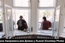 Концерт з вікон Американського дому у Львові