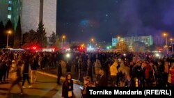Վրաստան - Բողոքի ցույցը Թբիլիսիում, 9-ը նոյեմբերի, 2020թ.