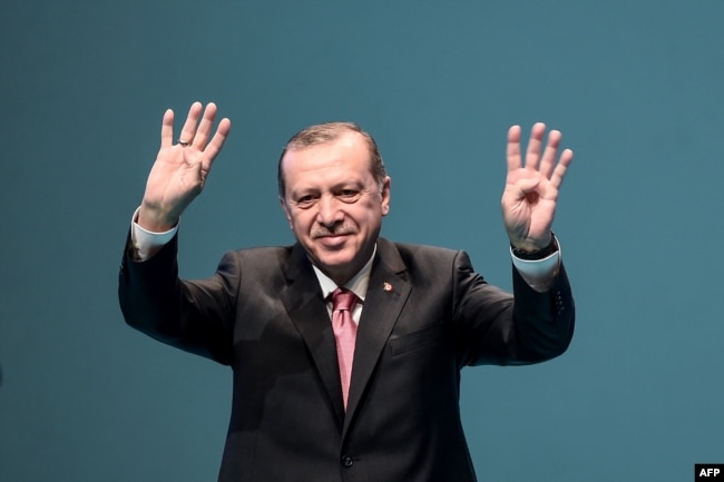 Turkish President Recep Tayyip Erdogan (file photo)