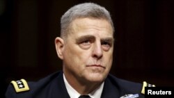 U.S. Army General Mark Milley testifies at a Senate Armed Services Committee hearing in Washington, D.C., in July 2015.