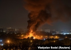 Момент удара по Киеву. Ночь на 7 октября 2026 года