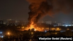 Момент удару по Києву. Ніч на 7 жовтня 2026 року