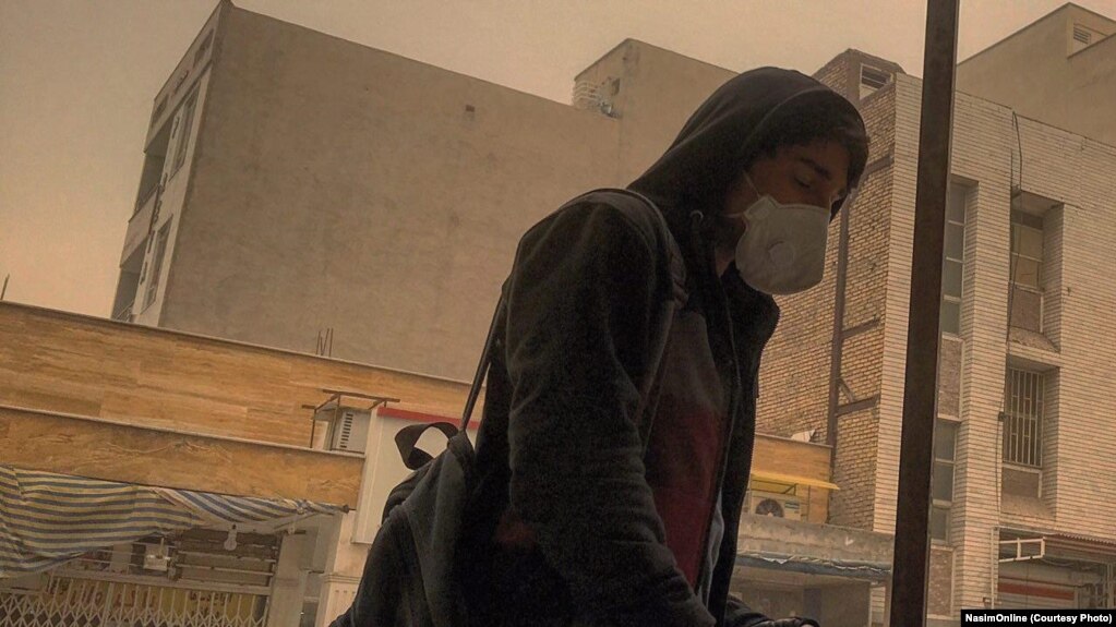 Iran -- Dust storm in Khuzestan province, Iran. Undated.