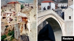 Мостар, тогда и сейчас