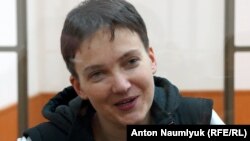 Украинская военнослужащая Надежда Савченко.