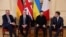 رهبران فرانسه، اوکراین، بریتانیا و جرمنی 