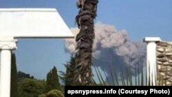 Выбух у Абхазіі