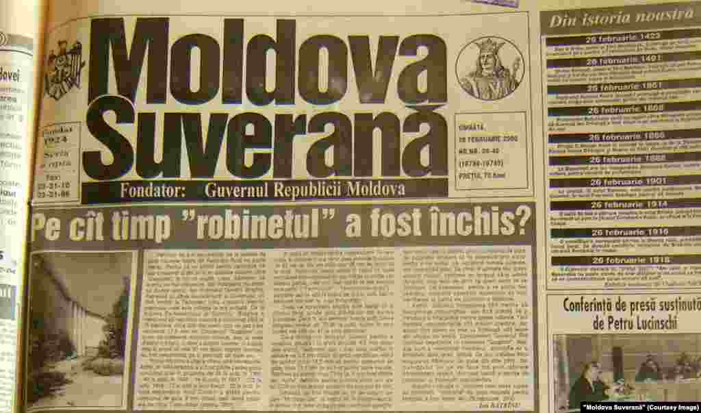 &quot;Moldova Suverană&quot;, 26 februarie 2000