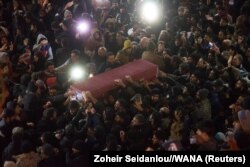 Похороны Касема Сулеймани в его родном городе Керман