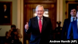 Lider republikanaca u Senatu, Mitch McConnell, mart 2020.