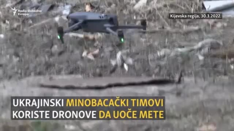 Ukrajinski minobacački timovi dronovima traže mete
