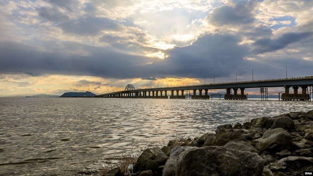 Lake Urmia in northwest Iran was on the verge of dying, but has made a comeback after preservation efforts and heavy rains in 2019. April 2019