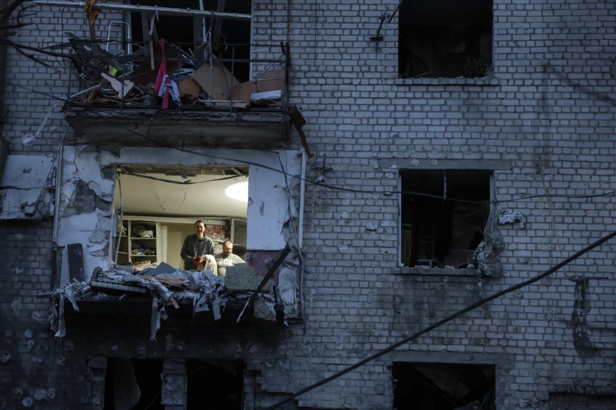 Ще вчора ввечері помешкання цих людей було цілим.Бориспіль, Київська область, 1 вересня 2026 року