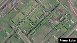 Depozitul de la Cobasna, văzut pe 7 mai din satelit