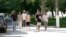 Moldova, Asia workers play soccer in their free time