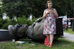 Демонтований пам'ятник маршалу Жукову в Харкові. 2 червня 2019 року