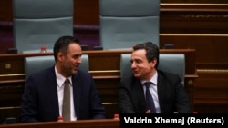 Premijer Kosova, Albin Kurti, i ministar vanjskih poslova, Glauk Konjufca.