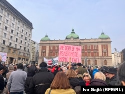 Protest penzionera, Beograd, Srbija, 5. februar 2025.