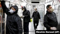 Իրան - Ախտահանման աշխատանքներ Թեհրանի մետրոպոլիտենում, 26-ը փետրվարի, 2020թ.