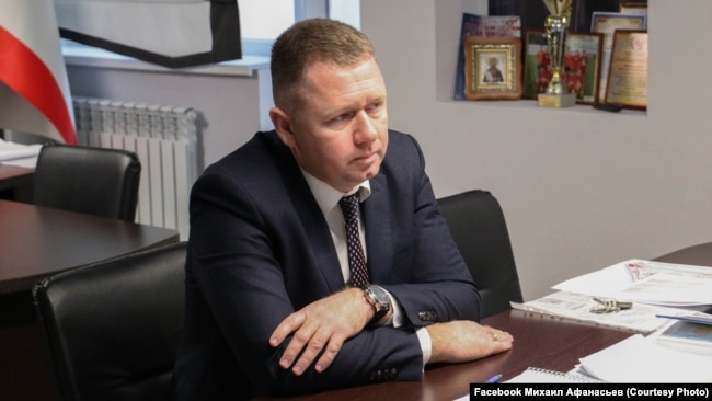 Российский министр внутренней политики, информации и связи Крыма Михаил Афанасьев