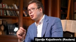 Српскиот претседател Александар Вучиќ