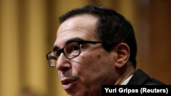 Steve Mnuchin, imagine de arhivă.