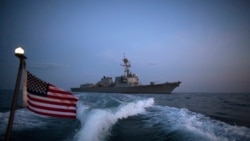 USS Truxtun ракеталарын жүктөгөн АКШнын аскердик кемеси. Кара деңиз, 2014-жыл
