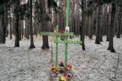 Памятны знак Зьмітру Жылуновічу ў Пячэрскім лесапарку