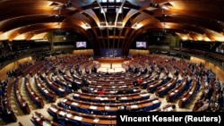 FRANCE – A session of the Parliamentary Assembly of the Council of Europe in Strasbourg, April 25, 2017